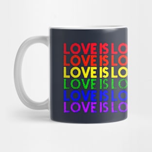 Love is Love Rainbow Mug